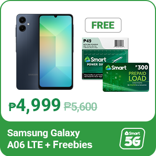 Samsung Galaxy A06 with Load Card